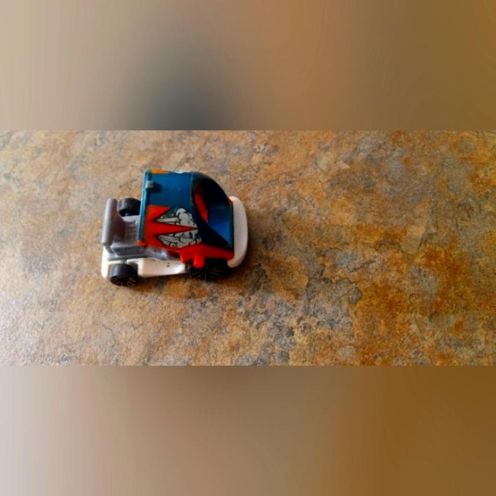 Hotwheels boomcar blue and Red Mini Racing Toy Car for Kids 2014